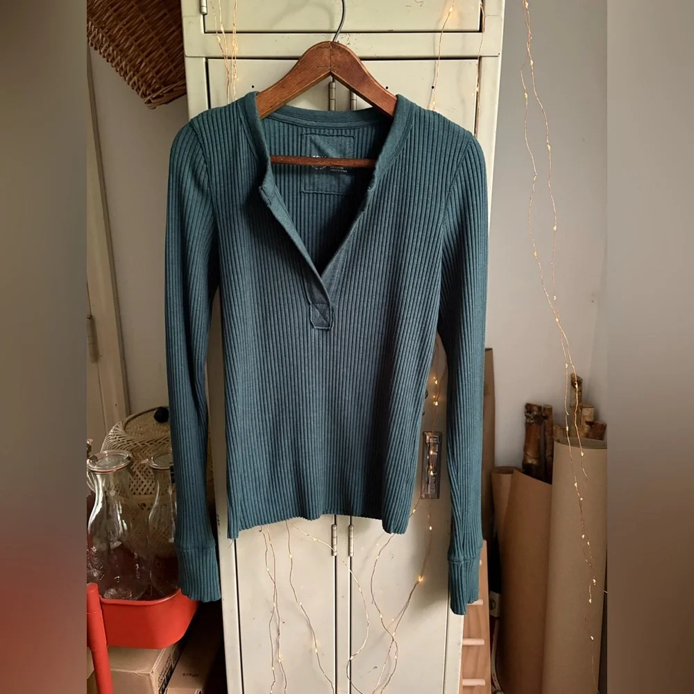 Aerie Ribbed Long Sleeve - Picture 2 of 7